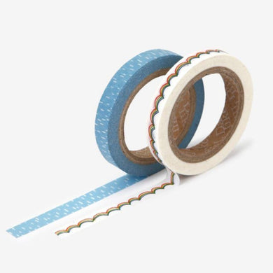 Rainbow 2 Piece Slim Washi Set - 06