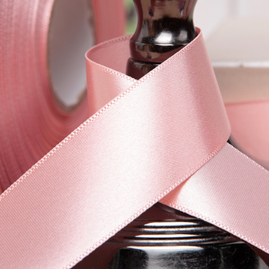 Satin Ribbon - Cream Pink (11)
