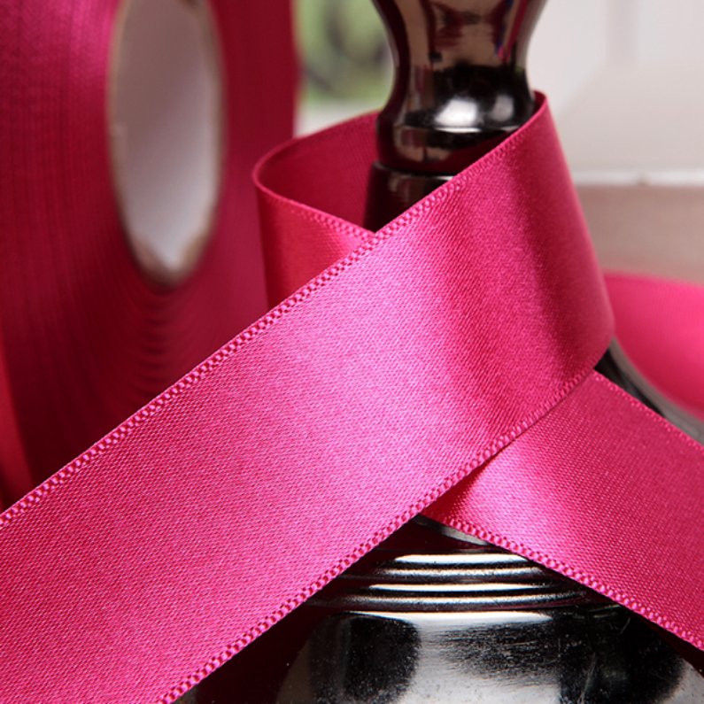 Satin Ribbon - Cherry Pink (18)