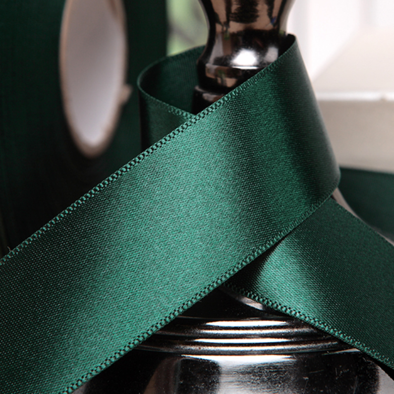 Satin Ribbon - Emerald Green (38)