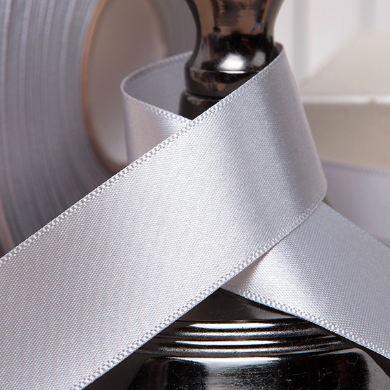 Satin Ribbon - Silver (56)