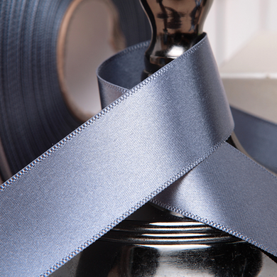 Satin Ribbon - Blue Gray (58)