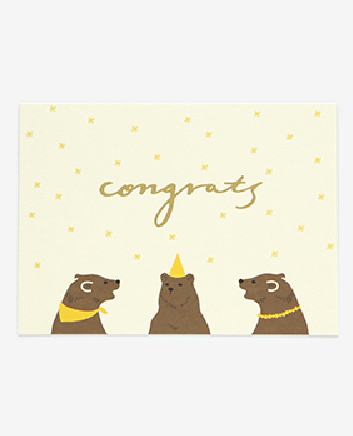 Message Card - Grizzly Bear