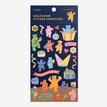Load image into Gallery viewer, Hologram Sticker (Remover) - 02 Jelly Bear Party