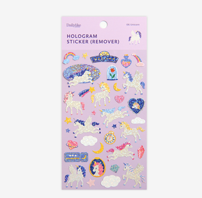 Hologram Sticker (Remover) - 06 Unicorn