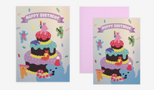 Load image into Gallery viewer, Hologram Card - 01 Happy Birthday