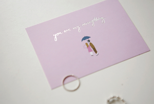Message Card - Rainy Day
