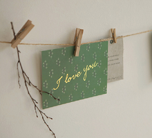 Load image into Gallery viewer, Message Card - I Love You