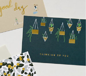 Message Card - Hanging Plant