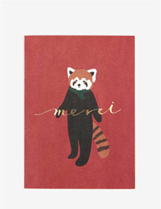 Notecard - Lesser Panda