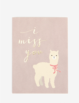 Notecard - I Miss You