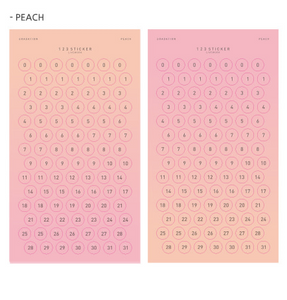 123 Stickers (2 Sheets)