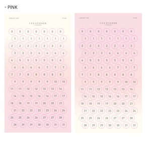 123 Stickers (2 Sheets)