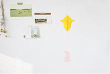 Load image into Gallery viewer, Mobile Card - Spring Rabbit (Yellow)