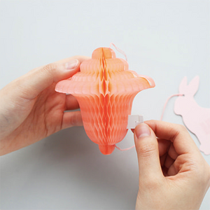 Mobile Card - Spring Rabbit (Yellow)