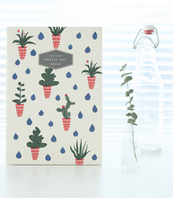 Load image into Gallery viewer, Breezy Day Notebook - Large (Flower Pot)