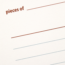 Load image into Gallery viewer, Life &amp; Pieces - Small - Line