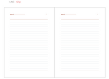 Load image into Gallery viewer, Life &amp; Pieces Note - Large - Line
