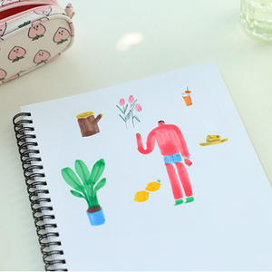 Jam Jam Spiral Drawing Notebook