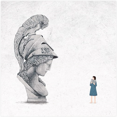 Athena - Postcard