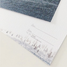 Load image into Gallery viewer, Midnight Winter Forest - Postcard