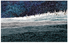Load image into Gallery viewer, Midnight Winter Forest - Postcard