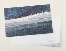 Load image into Gallery viewer, Midnight Winter Forest - Postcard