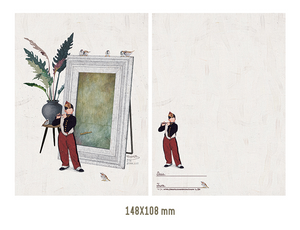 Flutist - Postcard
