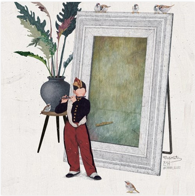 Flutist - Postcard