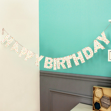 Load image into Gallery viewer, Polka Dot Happy Birthday Garland