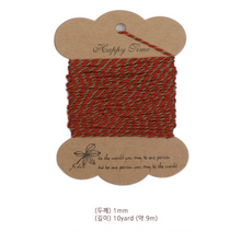 Load image into Gallery viewer, String Series 3 - Red &amp; Khaki
