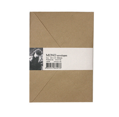 MONO envelope set - Kraft (Large)