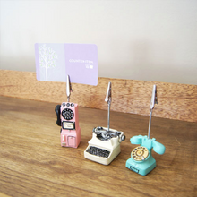 Load image into Gallery viewer, Miniature Figurine Clips - Phones and Typewriter