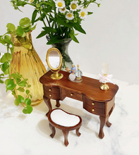 Load image into Gallery viewer, Miniature Classic Wood Vanity Set