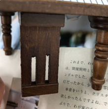 Load image into Gallery viewer, Miniature Wooden Piano and Stool