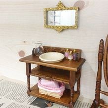 Load image into Gallery viewer, Miniature Vintage Wash Basin Vanity