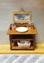 Load image into Gallery viewer, Miniature Vintage Wash Basin Vanity