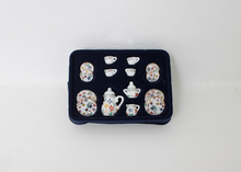 Load image into Gallery viewer, Miniature 17 Piece Ceramic Tea Set