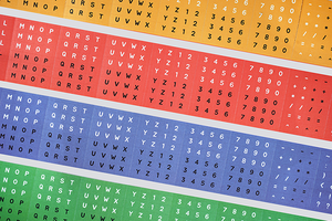 Alphabet Sticker Pack - Crayon