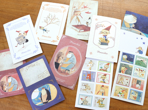 Classic Mini Postcards & Stickers - Pinocchio
