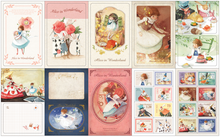 Load image into Gallery viewer, Classic Mini Postcard &amp; Sticker - Alice in Wonderland