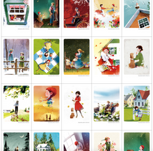 Load image into Gallery viewer, Classic Mini Postcard &amp; Sticker - Anne&#39;s Story