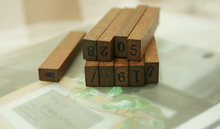 Load image into Gallery viewer, Antique Stamps - Numbers &amp; Symbols