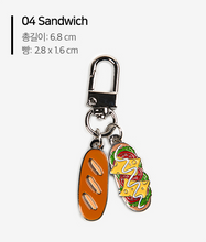 Load image into Gallery viewer, Keyring - Sandwich