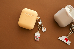Keyring - Popcorn Bichon