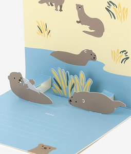 Daily Pop Up Card - 15 Otter