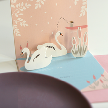 Load image into Gallery viewer, Daily Pop Up Card - 04 Swan