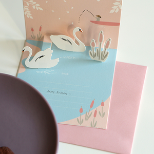 Daily Pop Up Card - 04 Swan