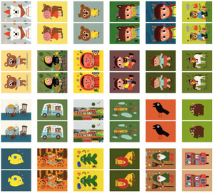 Mini Sticker Pack - Village