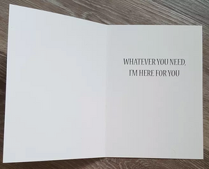 We Don't Have to Talk - Greeting Card